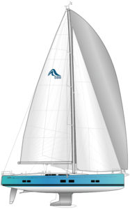 Hanse 588 side
